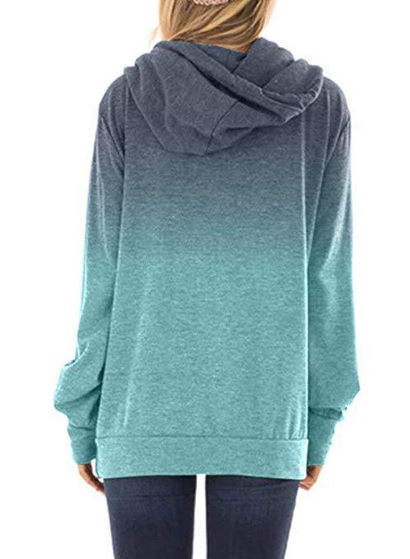 Cheky - Two-colored fashion hoodies for women