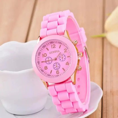 Cheky - Women Watches New Fashion Luxury Brand Women's Watch Silicone Strap Quartz Wrist Watch For Female Relogio Feminino