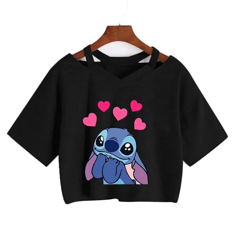 Cheky - Stitch Manga Crop Top