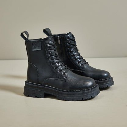 Cheky - Student Lace-up Motorcycle Boots