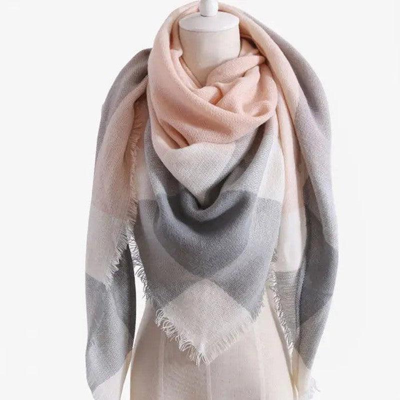 Cheky - European And American Triangle Cashmere Women's Winter Scarf Shawl