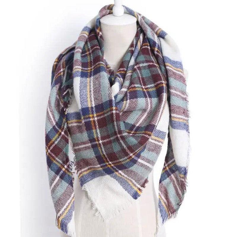 Cheky - European And American Triangle Cashmere Women's Winter Scarf Shawl