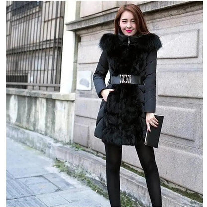 Cheky - Fashionable Women's Luxury Style Winter Warm Leather Collar