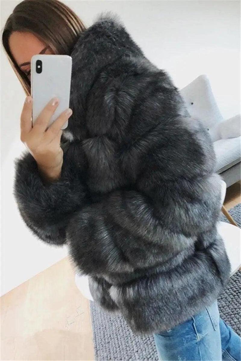 Cheky - Faux fur jacket