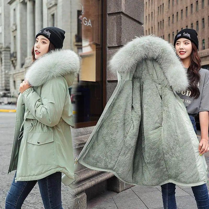 Cheky - Korean women's cotton coat