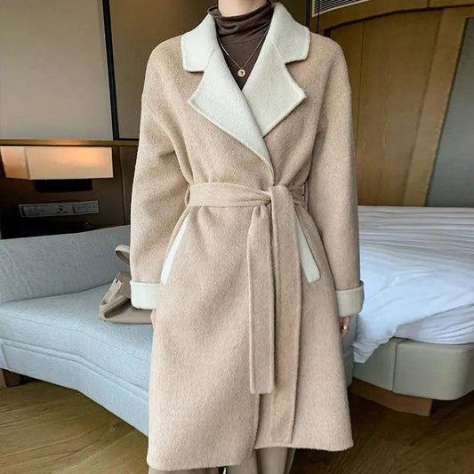 Cheky - Ladies Wool Double-faced Coat