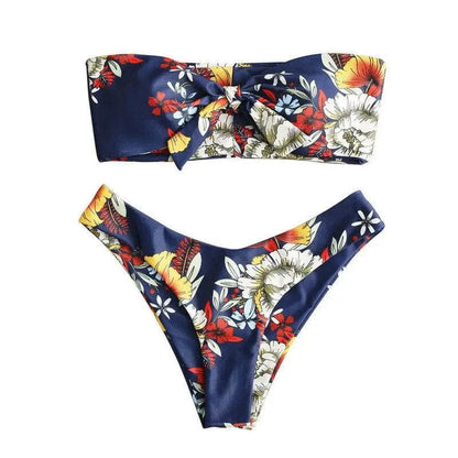 Cheky - Sexy Printed Ladies Bikini Split Swimsuit