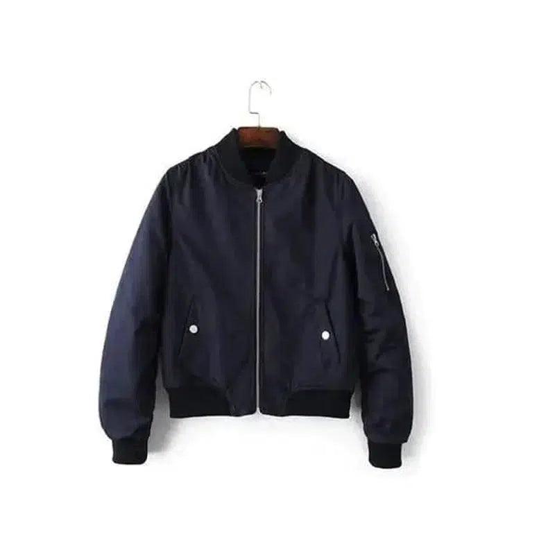 Cheky - Stand collar flight jacket